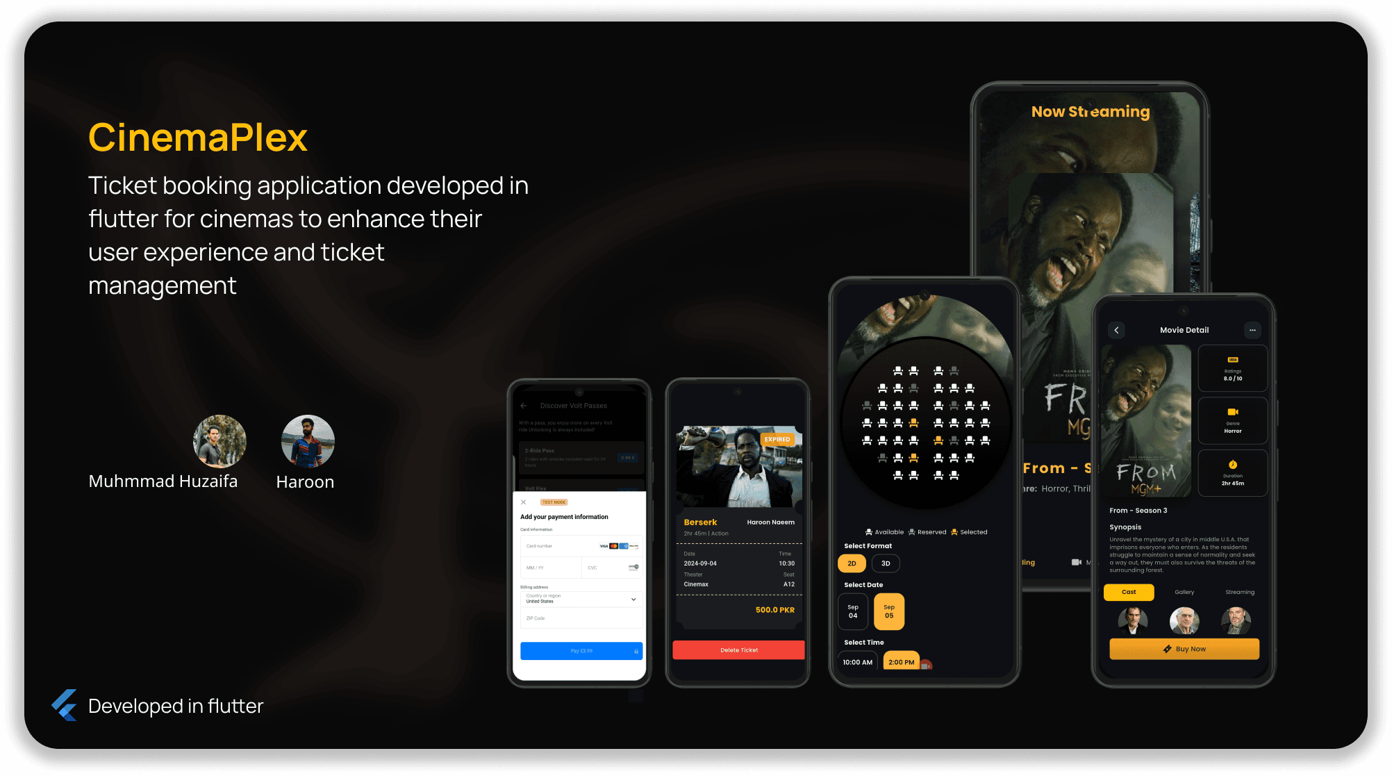 CinemaPlex – Ticket Booking Application banner
